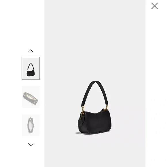 Coach Swinger 20 Black Brand New NWT